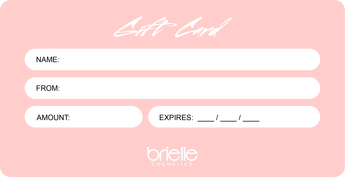 Brielle Cosmetics Gift Card